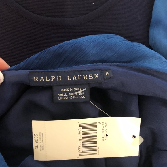 Ralph Lauren Blue Label 100% silk cocktail dress - Picture 3 of 3
